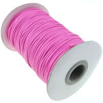 Wax Cord, pink, 1.50mm, Length:500 Yard, 5PCs/Lot, 100/PC, Sold By Lot