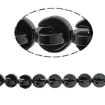 Nicht-magnetische Hämatit Perlen, Non- magnetische Hämatit, Klumpen, schwarz, Grade A, 11x10x3mm, Bohrung:ca. 1.5mm, Länge 15.5 ZollInch, 10SträngeStrang/Menge, verkauft von Menge