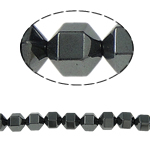 Nicht-magnetische Hämatit Perlen, Non- magnetische Hämatit, Zylinder, schwarz, Grade A, 8x8mm, Bohrung:ca. 1.5mm, Länge:15.5 ZollInch, 10SträngeStrang/Menge, verkauft von Menge