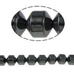 Non Magnetic Hematite Beads, Column, black, Grade A, 8x8mm, Hole:Approx 1.5mm, Length:15.5 Inch, 10Strands/Lot, Sold By Lot