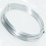 Aluminium Wire, silver, 1.50mm, Längd 12 m, 20PC/Lot, Säljs av Lot