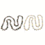 South Sea Shell Necklace, Round, mixed colors, 12mm, Length:Approx 34 Inch, 3Strands/Bag, 71PCs/Strand, Sold By Bag