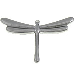 Stainless Steel Animal Pendants, Dragonfly, original color, 30x20x2mm, Hole:Approx 1mm, 20PCs/Bag, Sold By Bag
