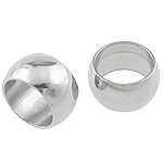 Perlas de acero inoxidable, Toroidal, sin rosca, color original, 3.20x6mm, agujero:aproximado 4.5mm, 200PCs/Bolsa, Vendido por Bolsa