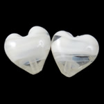Plated Lampwork Beads Heart Approx 2mm Sold By Bag