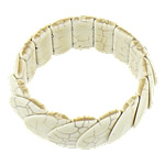 Fashion Turquoise Bracelets, Natural Turquoise, beige, 24.50x26x7.20mm, Length:Approx 9 Inch, 20Strands/Lot, Sold By Lot