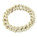 Fashion Turquoise Bracelets, Natural Turquoise, beige, 20x20x4.2mm, 6mm, Length:Approx 8 Inch, 30Strands/Lot, Sold By Lot