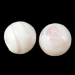 Plated Lampwork Beads, Round, 12mm, Hole:Approx 1.5mm, 100PCs/Bag, Sold By Bag