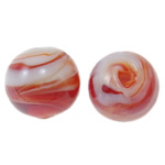 Perles murano plaquées, chalumeau, Rond, Plaquage normal, 12mm, Trou:Environ 1.5mm, 100PC/sac, Vendu par sac