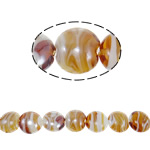 Plated Lampwork Beads Flat Round Approx 2mm Sold By Bag