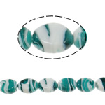 Perles murano faites à la main , chalumeau, ovale, fait à la main, 22x17x11mm, Trou:Environ 2-2.5mm, 100PC/sac, Vendu par sac