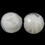 Pozlaćeni lampwork perle, Krug, 14mm, Rupa:Približno 2mm, 100računala/Torba, Prodano By Torba