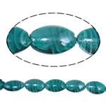 Perles murano plaquées, chalumeau, ovale, Plaquage normal, 25x17x10mm, Trou:Environ 2mm, 100PC/sac, Vendu par sac