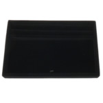 Multi Purpose Display, Velveteen, with Wood, Rectangle, black, 280x180x30mm, 5PCs/Bag, Sold By Bag