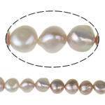 Perles nacres baroques de culture d'eau douce , perle d'eau douce cultivée, violet, Niveau AA, 8-9mm, Trou:Environ 0.8mm, Vendu par 15.5 pouce brin