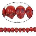 Turquoise Beads Skull Approx 1.5mm Approx Sold Per Approx 15 Inch Strand