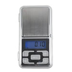 Digital Pocket Scale, Stainless Steel, with ABS Plastic, Rectangle, LED, 120x64x22mm, Sold By PC