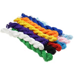 Polyester Cord, mixed colors, 1mm, Length:2100-2200 m, 10Bags/Lot, Sold By Lot