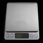 Digital Pocket Scale, Stainless Steel, Rectangle, original color, 127x106x19mm, Sold By PC