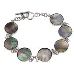 Fashion Bracelet & Bangle Jewelry, 17mm, Length:8 Inch, 10Strands/Bag, Sold By Bag