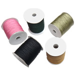 Nylon Thread, with plastic spool, mixed colors, 1mm, 5PCs/Lot, Sold By Lot