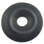 кулоны из бирюзы, Синтетическая бирюза, Плоская круглая форма, черный, 29x29x5.50mm, отверстие:Приблизительно 7mm, 50ПК/Лот, продается Лот