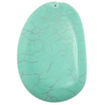Turquoise Pendant light green Approx 1mm Sold By Lot