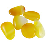 Ciondoli in quarzo naturale, perline citrino, Portafortuna del mese di novembre, 45-62mm, Foro:Appross. 2-2.5mm, 20PC/borsa, Venduto da borsa