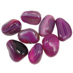 Natural Gemstone Pendant Component  Purple Agate 28-41mm Sold By KG