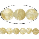 Kaffe Stone Beads, Runde, naturlig, 4mm, Hole:Ca. 0.8mm, Længde Ca. 15 inch, 20Strands/Lot, Ca. 90pc'er/Strand, Solgt af Lot