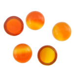Red Agate Cabochon Flat Round natural flat back Sold By Bag