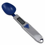 Sked Digital Skala, 316 rostfritt stål, med ABS plast, Spoon, blå, 230x50x23mm, Säljs av PC