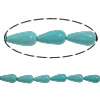 Turquoise Beads, Teardrop, turquoise blue, 13x7mm, Hole:Approx 1.2mm, Length:Approx 15.5 Inch, 50Strands/Lot, Sold By Lot