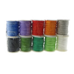 Cordon en nylon, corde en nylon, avec bobine plastique, couleurs mélangées, 0.80mm, Longueur 100 m, 10PC/lot, Vendu par lot