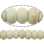 Türkis Perlen, Synthetische Türkis, Rondell, beige, 5x8mm, Bohrung:ca. 1mm, Länge:ca. 16 ZollInch, 20SträngeStrang/Menge, verkauft von Menge