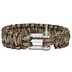 Survival Bracelets, 330 Paracord, Tibetan Style clasp, 23mm, Length:Approx 9 Inch, 5Strands/Bag, Sold By Bag