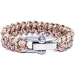 Survival Bracelets 330 Paracord zinc alloy clasp woven 23mm Length Approx 9 Inch Sold By Bag