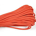 Paracord, 330 Paracord, reddish orange, 4mm, 5Strands/Lot, 31m/Strand, Sold By Lot