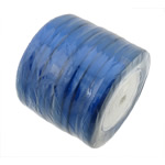 Атласная лента, Сатиновая лента, темно-синий, 6mm, длина:230 Двор, 10ПК/Лот, продается Лот