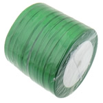 Satin Ribbon green 6mm Length 230 Yard Sold By Lot