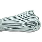 Paracord, 330 Paracord, silver-grey, 4mm, 5Strands/Lot, 31m/Strand, Sold By Lot