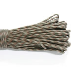 Paracord, 330 Paracord, Olive green camouflage, 4mm, 5Strands/Lot, 31m/Strand, Sold By Lot