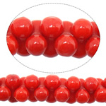 Perles en corail naturel, rouge, 3x6mm, Trou:Environ 1mm, Longueur Environ 15.5 pouce, 10Strandstoron/lot, Environ 186PC/brin, Vendu par lot