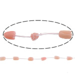 Natural Coral Beads, Flower, Carved, pink, 8x5mm, Hole:Approx 0.5mm, Length:Approx 16 Inch, 10Strands/Lot, Approx 21PCs/Strand, Sold By Lot