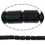 Tiger Eye Beads, Tube, naturlig, 8x10mm, Hole:Ca. 1mm, Længde 16 inch, 5Strands/Lot, Solgt af Lot
