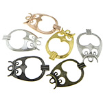 Zinc Alloy Animal Pendants Owl plated mixed colors nickel lead & cadmium free Approx 3mm Sold By Bag