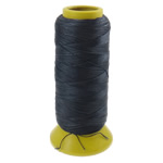 Cordon en nylon, corde en nylon, noire, 0.5mm, Longueur:Environ 500 m, Vendu par PC