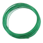 Aluminum Wire, electrophoresis, green, 1mm, Length:Approx 100 m, 10PCs/Bag, Sold By Bag