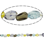 Quartz Beads, Nuggets, natural, mixed colors, 14x15x12mm, Hole:Approx 1.5mm, Length:Approx 15.7 Inch, 20Strands/Lot, Sold By Lot