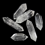 quartz clair Point de Décoration, naturel, 12x40-14x50mm, 30PC/lot, Vendu par lot